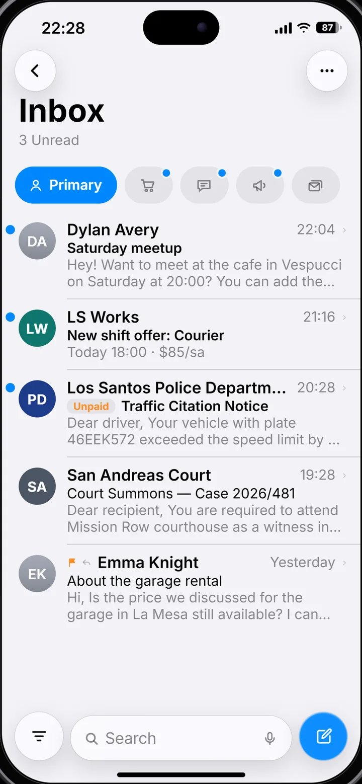 Mail
