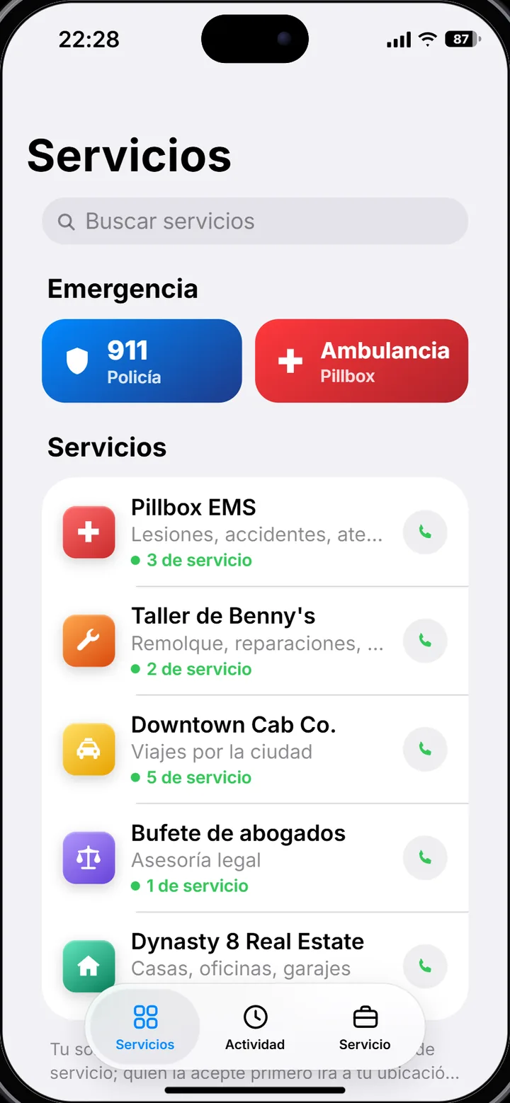 Servicios