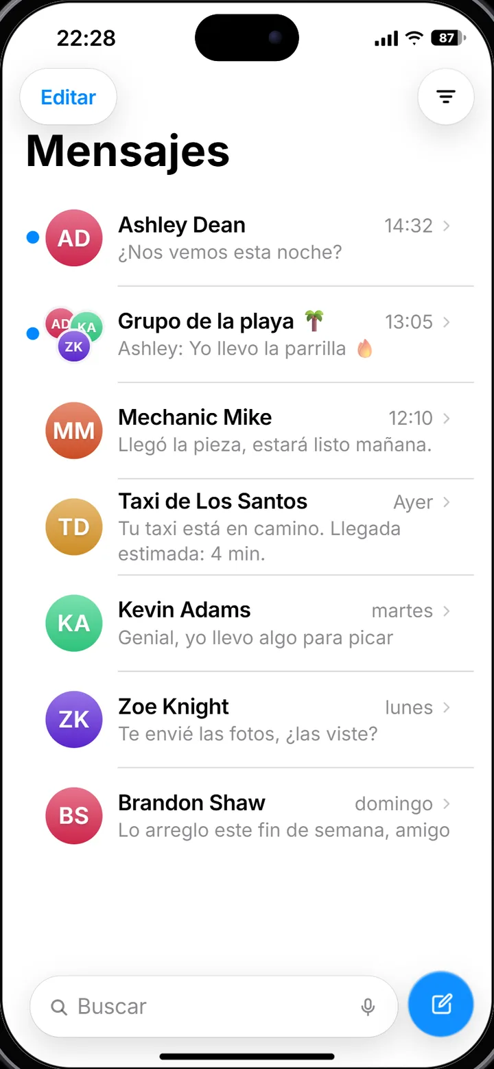 Mensajes